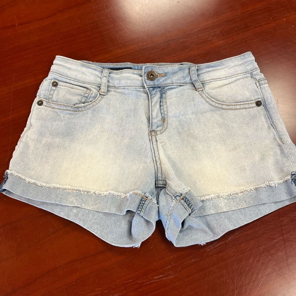 Lucky Brand Riley Roll Cuff Denim Shirts sz 12